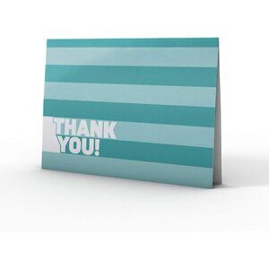 Thank You Cards (24pcs), Includes Blank Cards & Envelopes with Stickers, 4 x 6